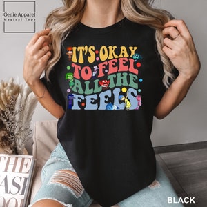 Disney Inside Out It's OK To Feel Shirt, Comfort Colors Disney Shirt, Pixar Inside Out Shirt, Disney Family Trip Shirt, 151574