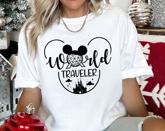 Disney World Traveler Shirt, Comfort Colors Disney Shirt, Disney Mickey Shirt, Disney Vacation Shirt, Disney World Shirt, 150314