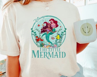 Disney The Little Mermaid Shirt, Comfort Colors Disney Shirt, Disneyland Trip Shirt,  Disney Mermaid Shirt,  Disneyland Girls Shirt, 150996