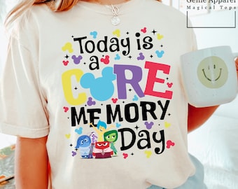 Disney Inside Out Today Is A Core Memory Day Shirt, Comfort Colors Disney Shirt, Pixar Inside Out Shirt, Disney Family Trip Shirt, 151570
