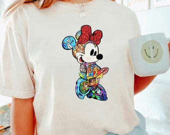 Disney Couples Mickey And Minnie Mouse Classic Shirt, Comfort Colors Shirt, Mickey And Minnie Matching Shirt, Disney Trip Couple Tee 152564