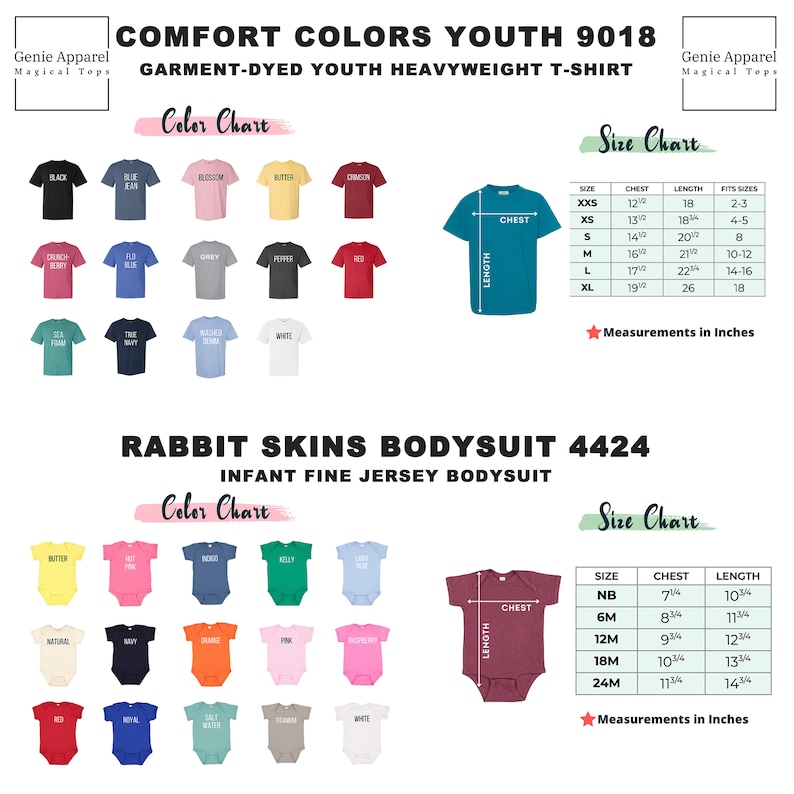 a poster with different types of shirts on it