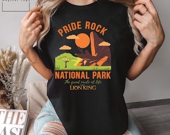 Lion King Pride Rock National Park Shirt, Comfort Colors Shirt, Lion King Shirt, Animal Kingdom Shirt, Disney Simba and Mufasa Shirt, 151723