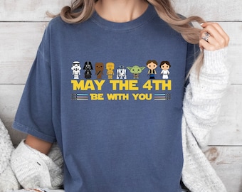 Camiseta del Día de Star Wars, Camiseta Comfort Colors, Camiseta de Star Wars del 4 de mayo, Camiseta de Disney Star Wars, Camiseta de Star Wars, 151244