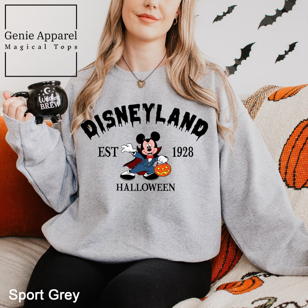 Custom Disneyland Halloween Sweatshirt, Disney Halloween Hoodie, Mickey & Friends Halloween Sweatshirt, Disneyland Halloween Hoodie, 151774 Teeshirtsummer