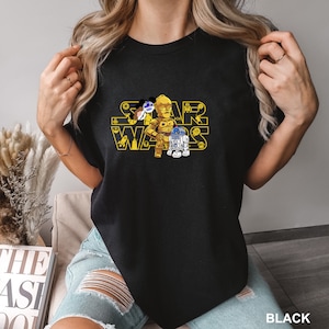 Star Wars Droids Shirt, Comfort Colors Shirt, Star Wars Day Shirt,  Disney Star Wars Shirt, Star Wars C-3PO Shirt, R2-D2 Shirt, 151310