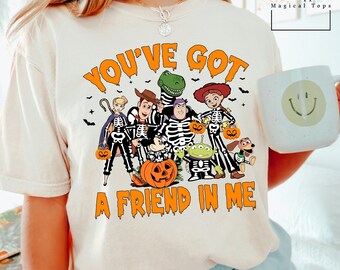 Toy Story Halloween Shirt, Comfort Colors Shirt, Disney Halloween Shirt, Disney Toy Story Shirt, Woody Jessie Buzz Shirt, 151634