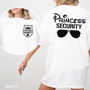Princess Security Shirt, Comfort Colors Shirt, Disney Princess Shirt, Vacation Matching Shirt, Father&#39;s Day Shirt, Disney Trip Tee 153171
