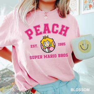 Mario Shirts, Super Mario, Super Mario Shirt, Custom Mario Shirt, Mario Family Matching Shirt, Customized Mario Shirts,Comfort Colors image 5