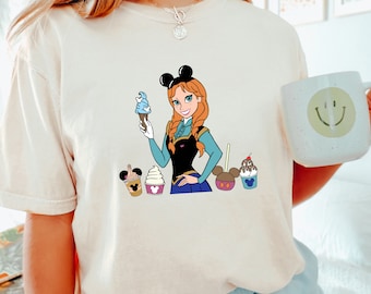 Disney Queen Anna of Arendelle Shirt, Comfort Colors Disney Shirt, Disney Family Shirt, Disney Frozen Shirt, Disney Vacation Shirt, 151224