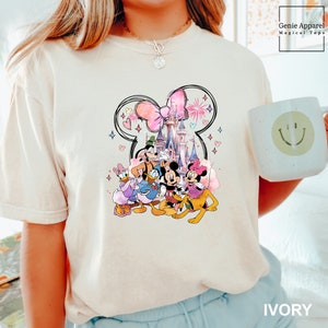 Disney Castle Minnie Shirt, Comfort Colors Shirt, Disney Minnie Shirt, Disney Trip Shirt, Disney Friends Shirt,  Disney Castle Shirt, 151032