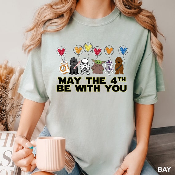Star Wars Characters May The 4th Be With You Shirt, Comfort Colors Shirt, Star Wars Day Shirt,  Disney Star Wars Shirt, 151293
