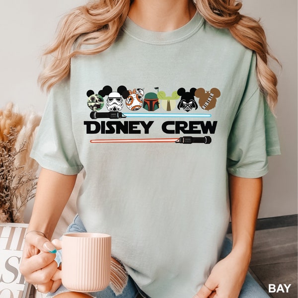 Star Wars Disney Crew Shirt, Comfort Colors Disney Shirt, Star Wars Family Shirt, Disney Star Wars Shirt, Disney Crew Shirt, 151160