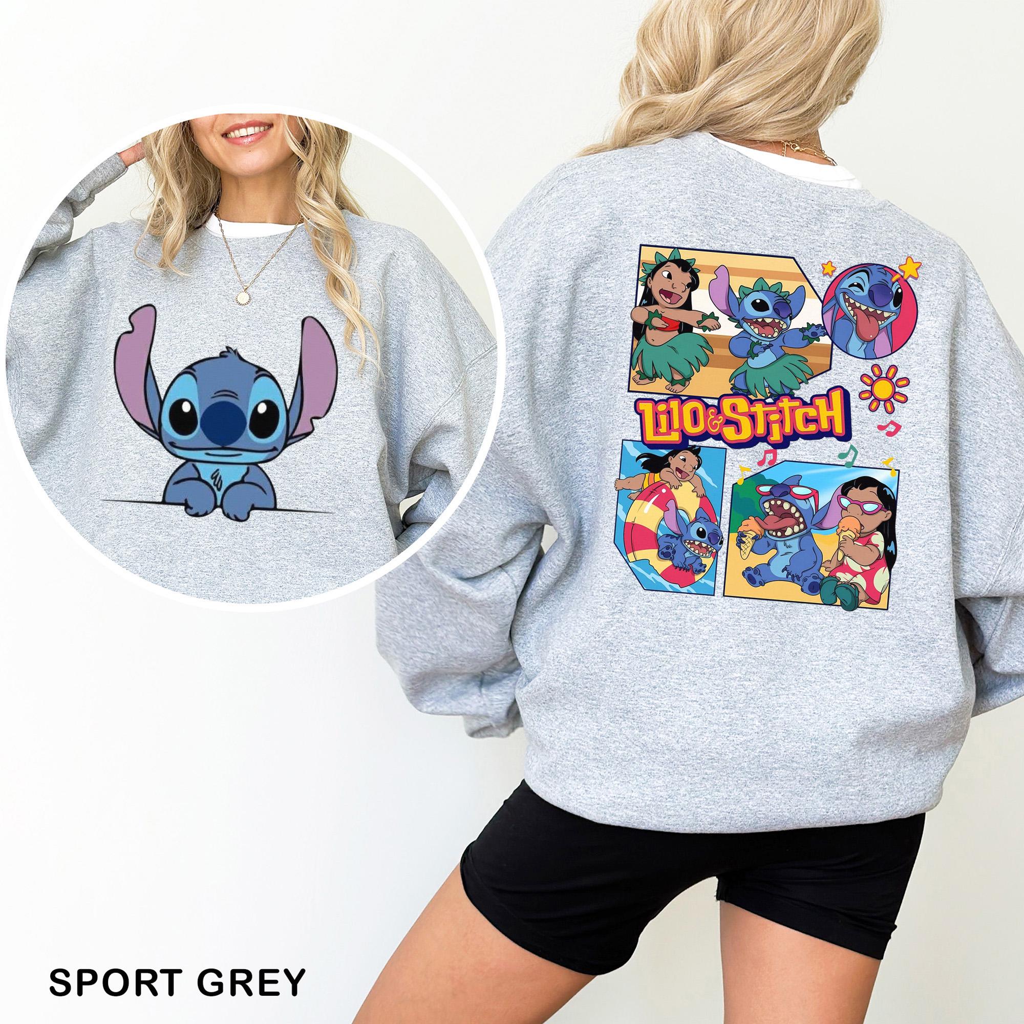 Discover Disney Lilo and Stitch Sweatshirt, Stitch and Angle Sweatshirt