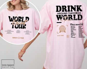 Disney Epcot World Tour Shirt, Comfort Colors Disney Shirt, Disney Family Trip Shirt, Disney Epcot Vacation Shirt, Disney Trip Shirt, 151522