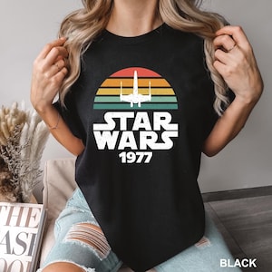 Star Wars 1977 Shirt, Comfort Colors Shirt, Star Wars Day Shirt,  Disney Star Wars Shirt, Star Wars X-Wing Shirt, May 4th Shirt, 151248
