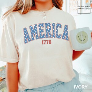 America 1776 4th of July Shirt, Comfort Colors Shirt, 4th of July Shirt, Independence Day Shirt, America Shirt, 151477