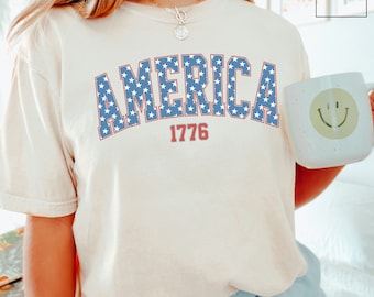 America 1776 4th of July Shirt, Comfort Colors Shirt, 4th of July Shirt, Independence Day Shirt, America Shirt, 151477