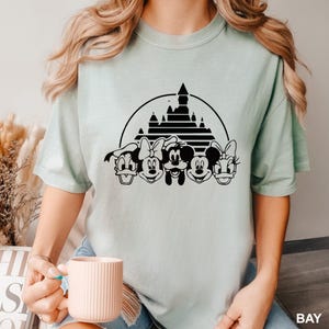 Disney Friends Shirt, Comfort Colors Disney Shirt, Disney Family Trip Shirt, Disney Castle Shirt, Magic Kingdom Shirt, 151055