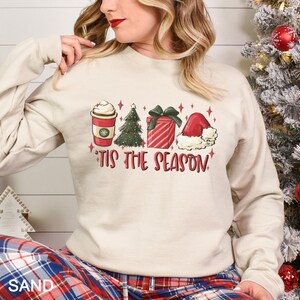 Tis The Season Sweatshirt, Christmas Tis The Season Sweatshirt, Merry Christmas Shirt, Christmas Sweatshirt, Cute Winter Hoodie, 152315