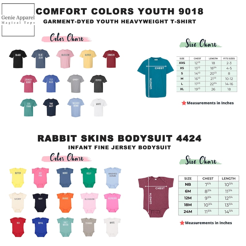 a poster with different types of shirts on it