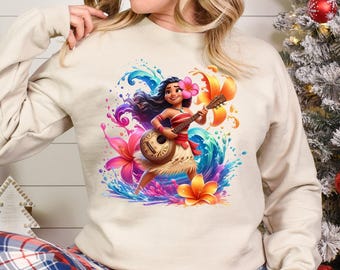 Moana 2 Sweatshirt, Disney Moana 2 Hoodie, Moana Island Motunui Sweatshirt, Princess Moana Hoodie, Disney Magic World Sweatshirt, 151957