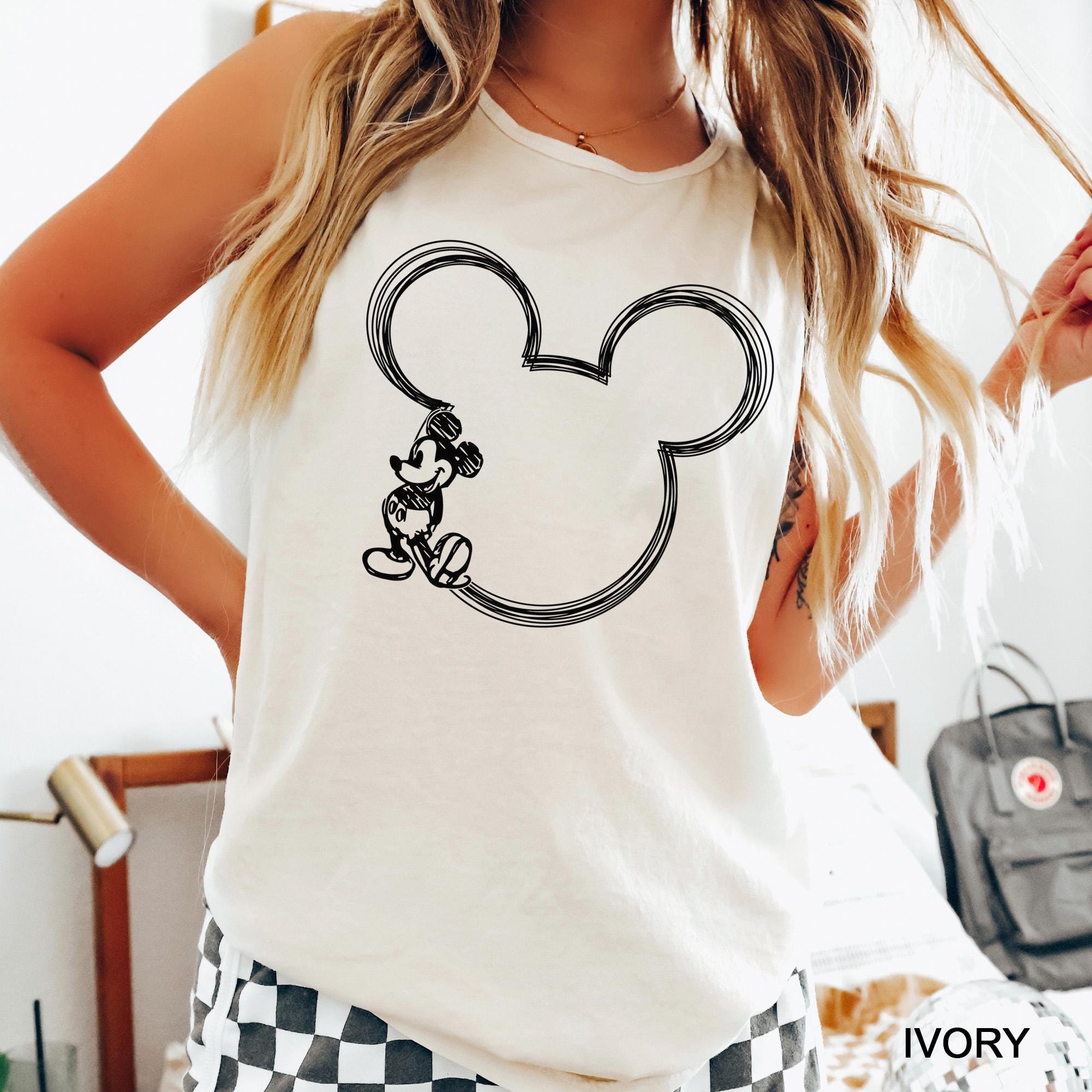 Mickey Mouse Tank Top - Etsy