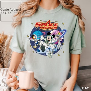 Disney Space Mountain Shirt, Comfort Colors Disney Shirt, Disney Magic Kingdom Shirt, Disney Trip Shirt,  Disney Family Shirt, 151519