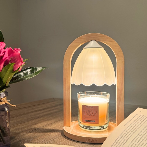 Modern Candle Warmer with timer | Farmhouse style Wax Warmer |  Candle Lamp Elegant| Candle Warming Lamp | Mother's Day gift