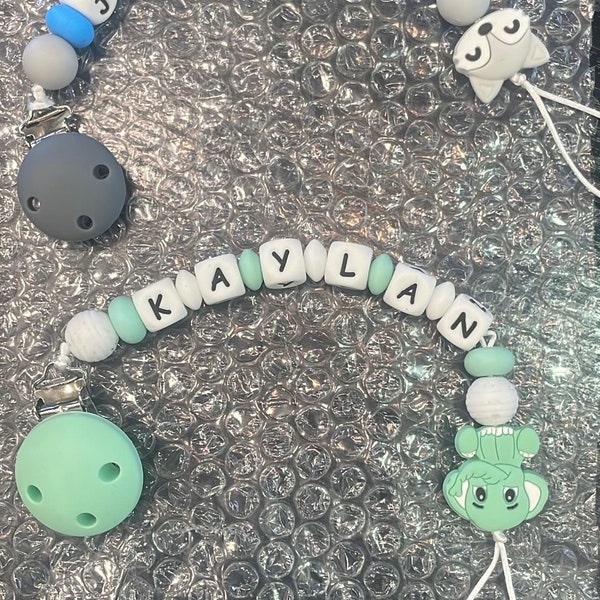 Pearl Pacifier Clip Etsy