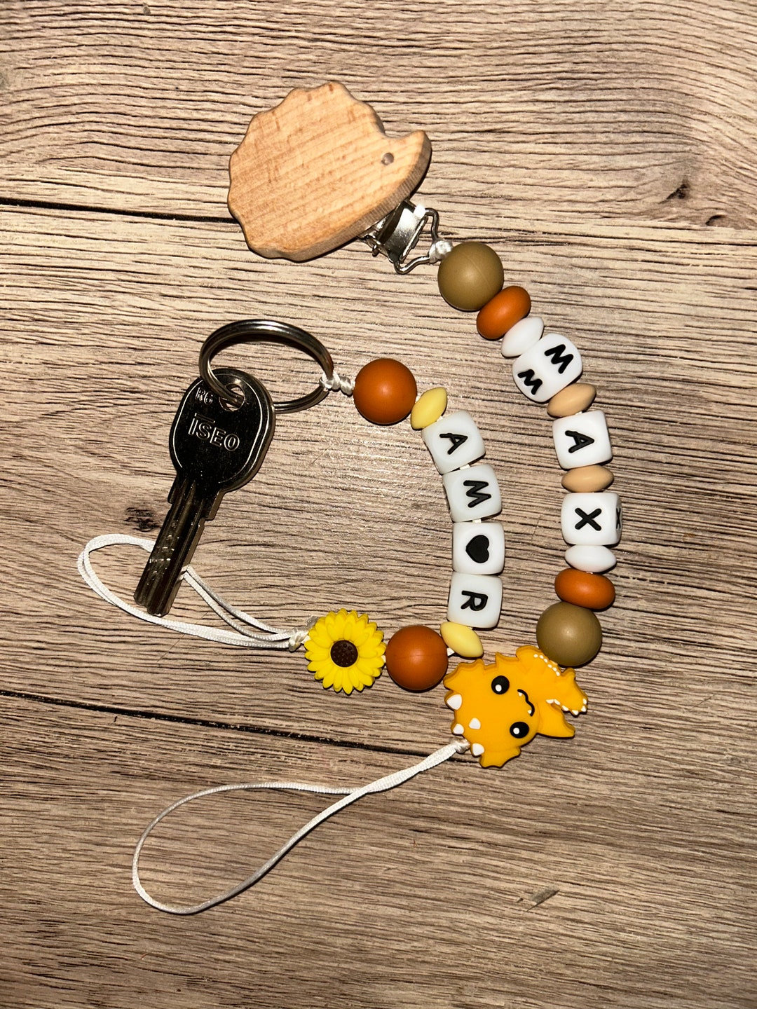 Lot of Pacifier Clips and Personalized Key Rings Etsy