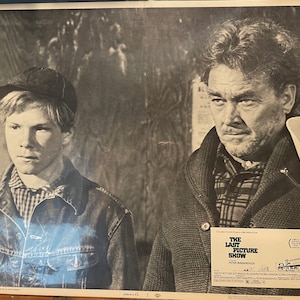 Last Picture Show (1971) Tarjeta de lobby de película occidental con Timothy Bottoms (71/345)
