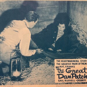 The Great Dan Patch (1949) Western Movie Lobby Card (Copyright 1960) w/ Gail Russell
