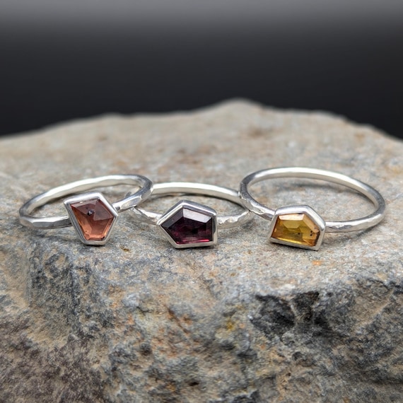 Sapphire Stacking Rings