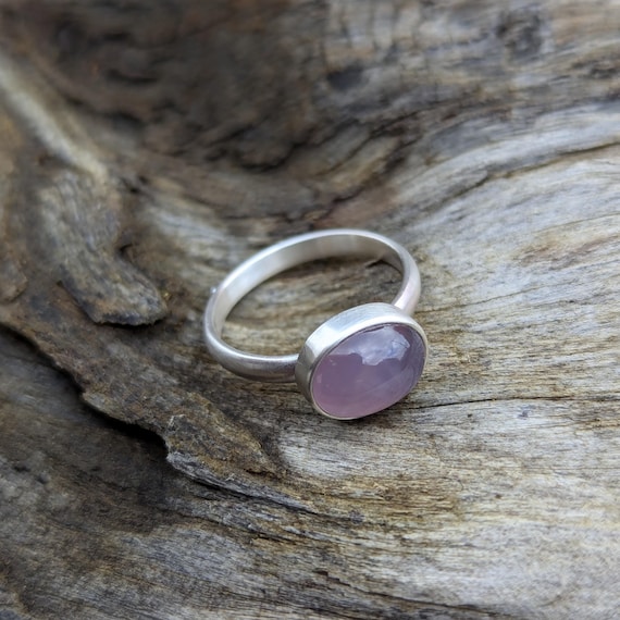 Purple Chalcedony Ring - Size 6.25