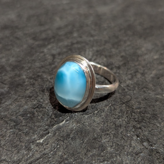Larimar Ring - Size 7.5