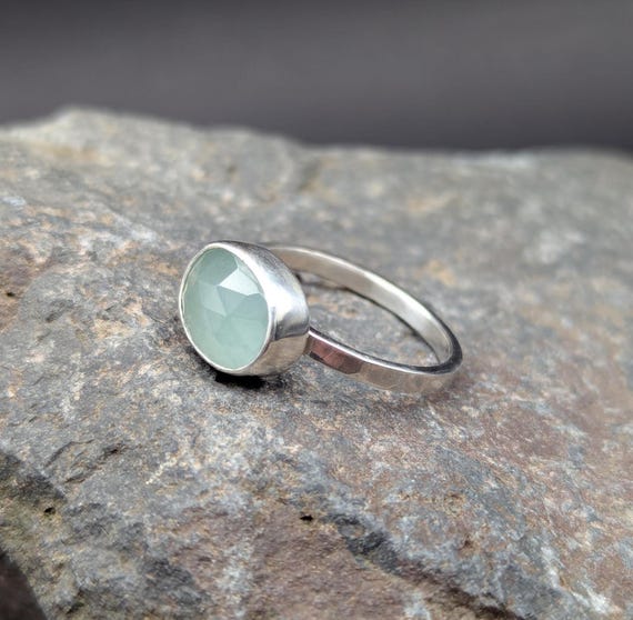 Aquamarine Ring - Size 8
