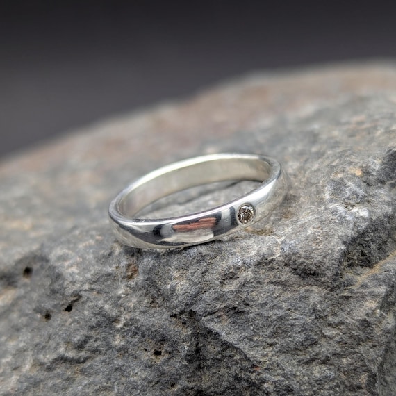 Natural Diamond Ring - Size 7