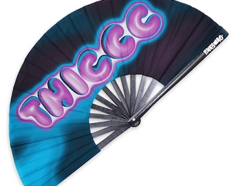 Thicccc Clack Fan: accesorio de drag queen-positive