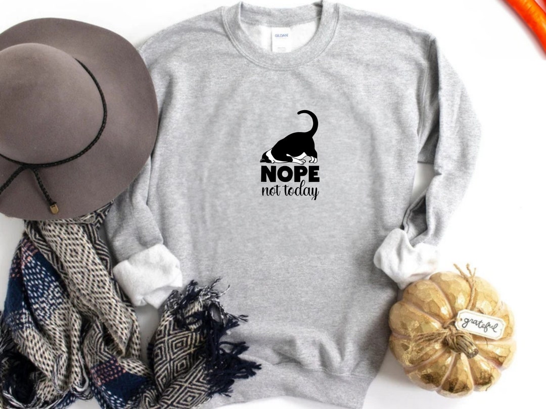 Not Today Sweat, Not Today T Sweat, Funny Hoodie, Lazy Sweat, Sarcastic