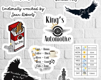 LICENSED Ravenhood Trilogy Sticker Bundle: Licensed Booktok Smut Stickers