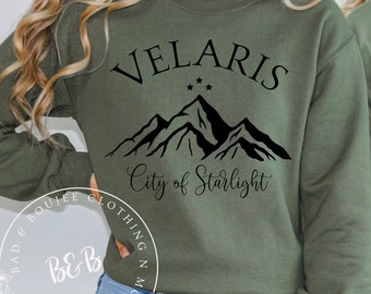 Velaris, city of starlight || ACOTAR || BookTok/Bookish ||Sweatshirt|| T-Shirt