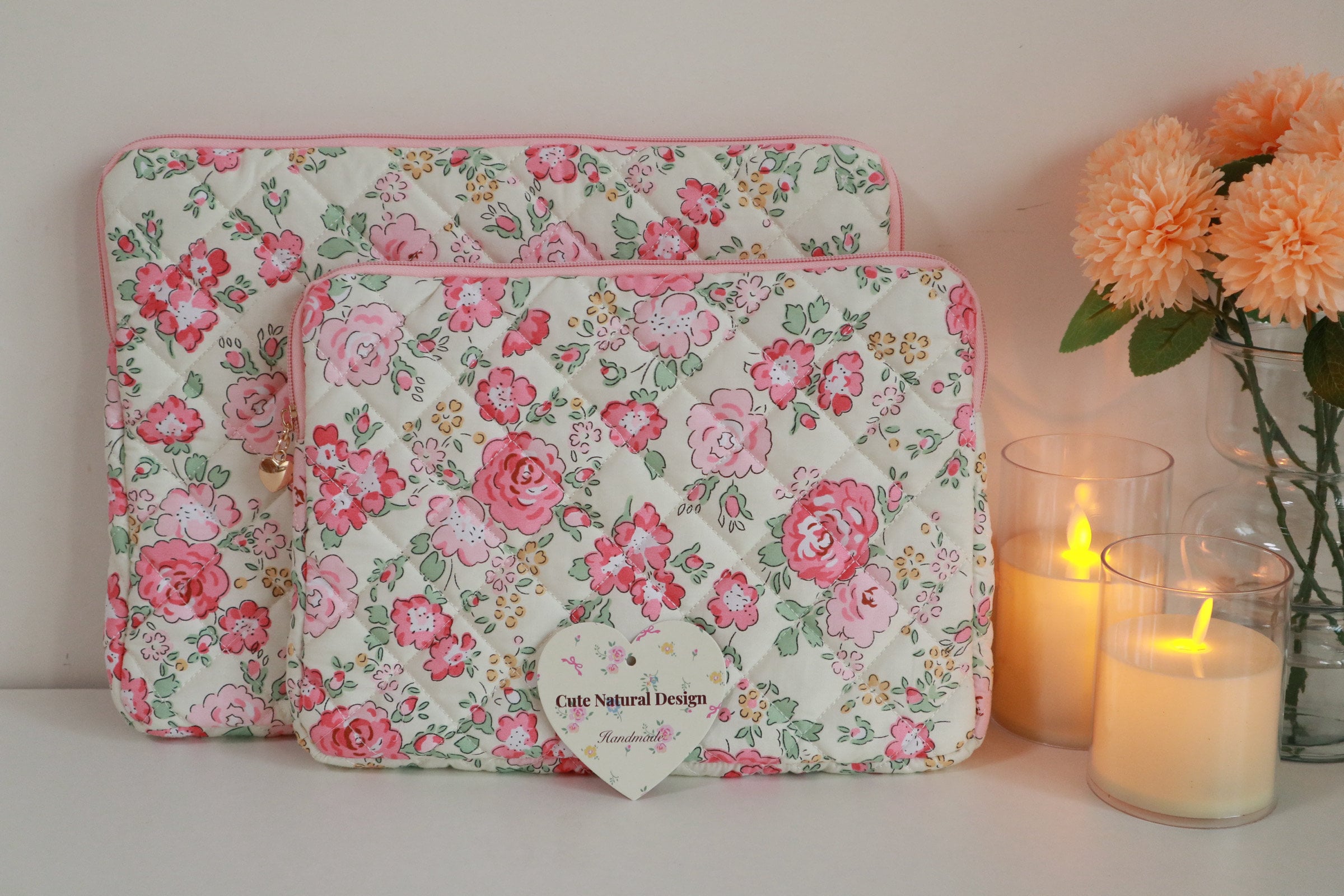 Puffy Ipad Sleeve Laptop Bag Korean Style Cartoon Cute Bear Tablet