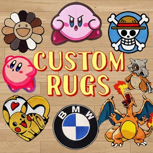 Custom Tufted Rug / Personalized Handmade Area Rug /Handcrafted Home Decor / Customizable Rug, Unique Gift Idea