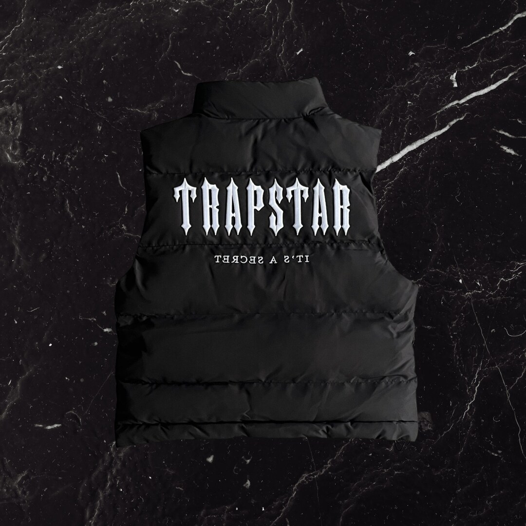 Trapstar Gilet Black Trapstar Decoded Gilet Black Etsy Australia
