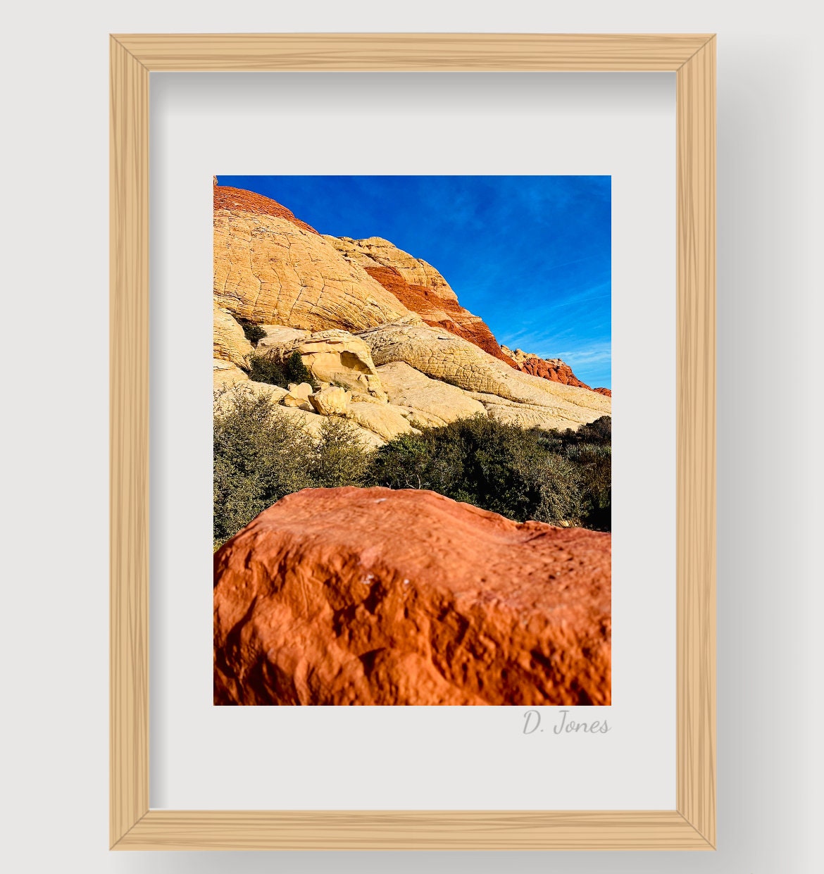 Las Vegas, Nevada 'red Rock' Mountain Sandstone Limestone Dolomite