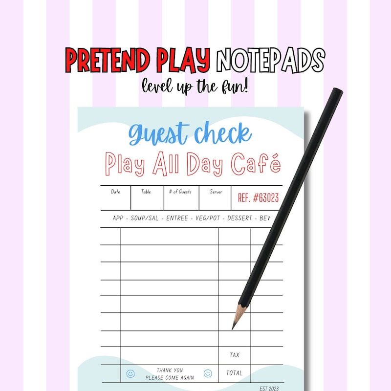 Restaurant Order Pad - Etsy