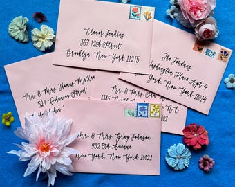 Wedding Envelope Calligraphy