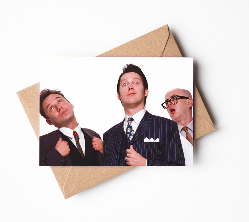 Vic reeves and bob mortimer birthday good luck greetings card a6 with