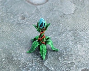 Painted Terrain: "Alien Eggplant" for tabletop gaming